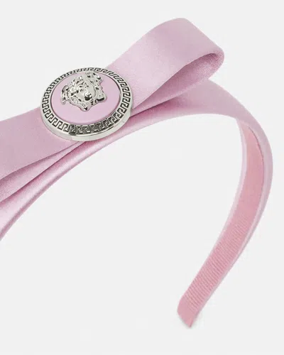 Versace Medusa Headband In Neutral