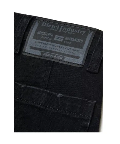 Diesel D-dave-cargo Jeans In Black
