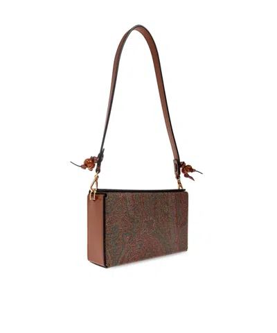 Etro Borsa A Spalla Arnica In Tessuto Stampato  Donna In Multi