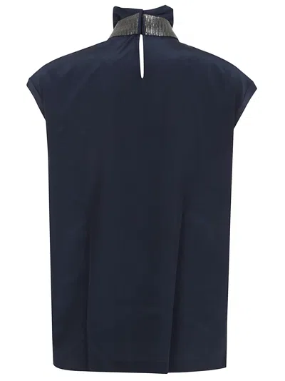 Brunello Cucinelli Blouse In Blue