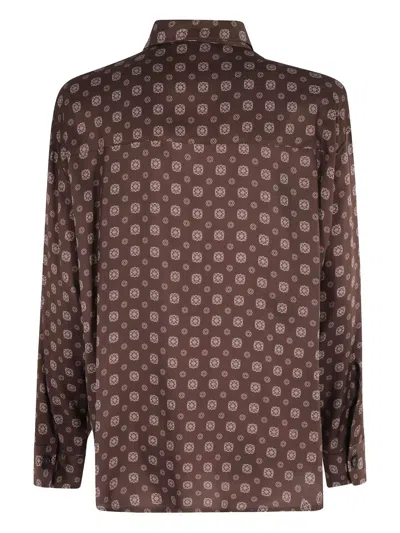 Erika Cavallini Geometric-print Shirt In Multi