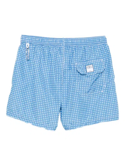 Fedeli Polyester Beachwear In Blue