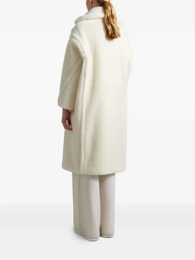 Max Mara Oversized Double-breasted Alpaca-wool Coat With Silk Base In Neutral