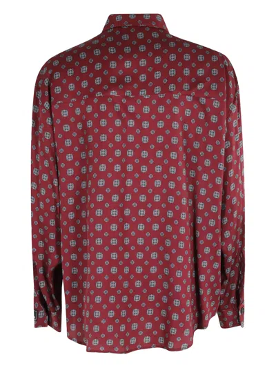 Erika Cavallini Patterned Button-down Shirt In Multi