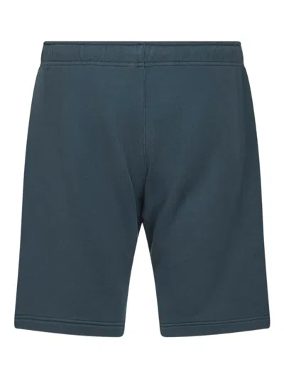 Autry Elasticated-waistband Logo Track Shorts In Blue
