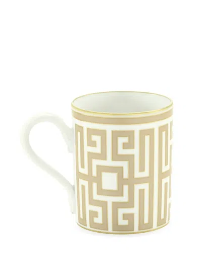 Ginori 1735 Labirinto By Gio Ponti Impero Mug In Brown