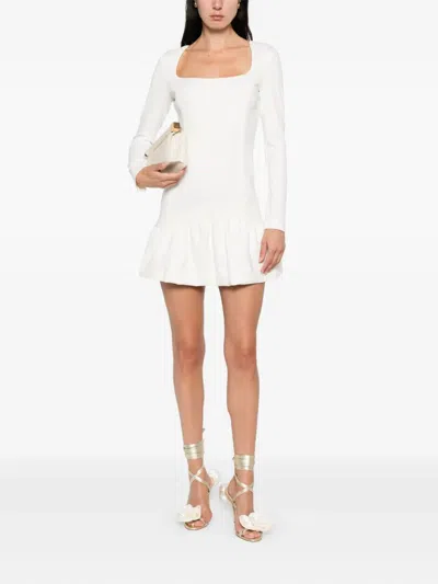 方领迷你连衣裙