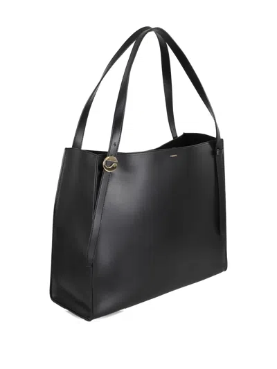 Coperni Metal Hardware Strap Tote Bag In Black