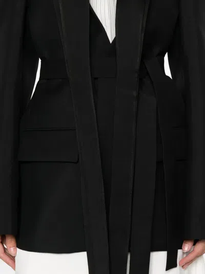 Rohe Shawl-lapel Wool Jacket In Black