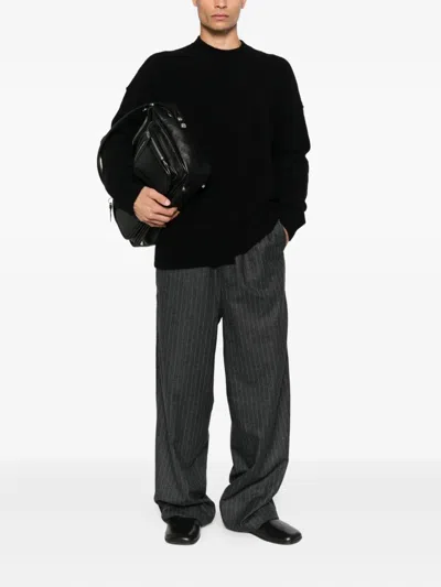 Isabel Benenato Pants Gray In Gray