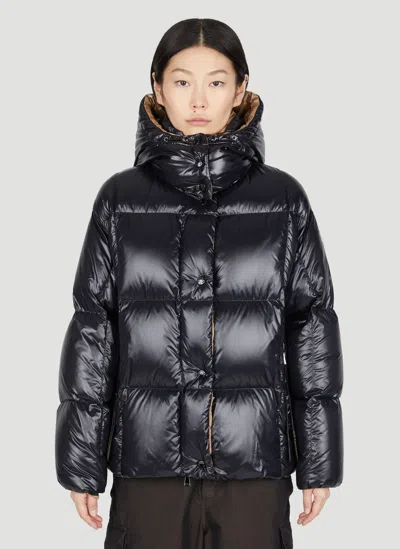 Moncler Karakorum Convertible Hooded Quilted Glossed-ripstop Down Jacket In Black