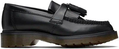 Dr. Martens Black Adrian Smooth Leather Tassel Loafers