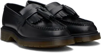 Dr. Martens Black Adrian Smooth Leather Tassel Loafers