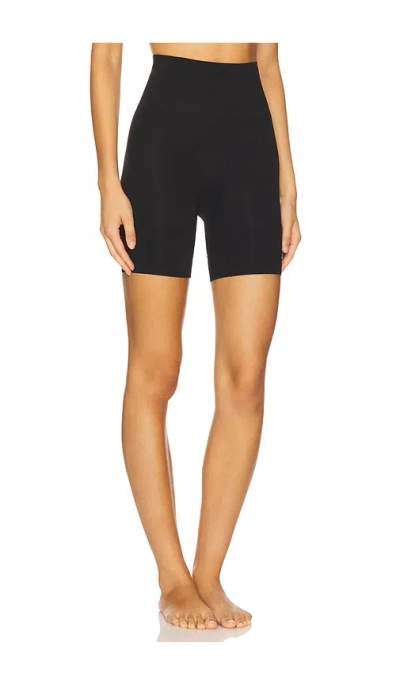 Yummie Seamless Solutions High Waist Thigh Shaper In Black