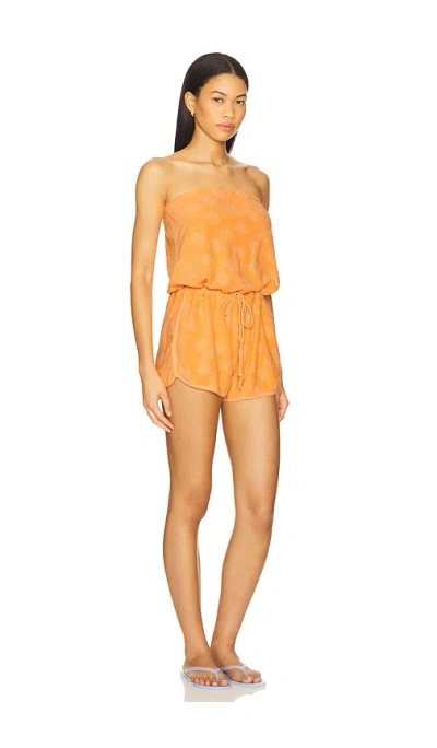 Bobi Romper In Orange