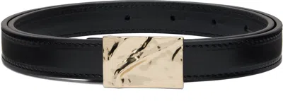 Loulou De Saison Minar Leather Belt In Black