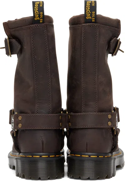 Dr. Martens Anistone Harness Boot In Brown