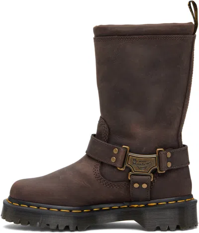 Dr. Martens Anistone Harness Boot In Brown