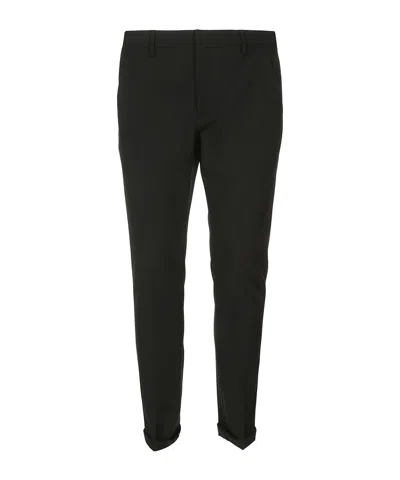 Dondup Cotton Trousers Mod. Gaubert In Black