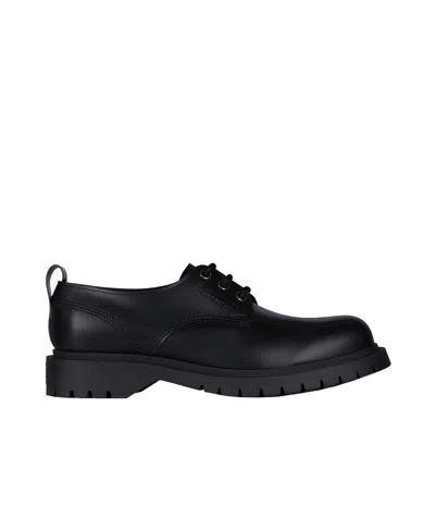Givenchy Brushed Bull Leather Loafers With Pull Tab In Black
