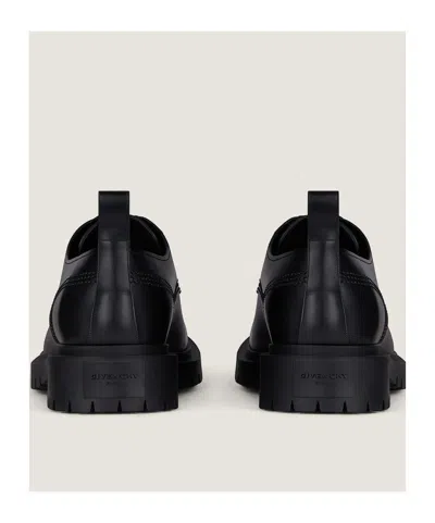 Givenchy Brushed Bull Leather Loafers With Pull Tab In Black