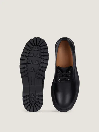 Givenchy Brushed Bull Leather Loafers With Pull Tab In Black