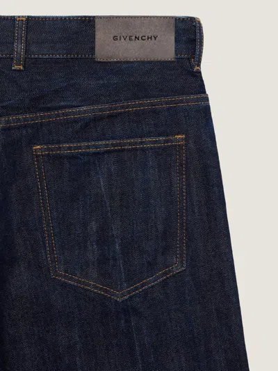 Givenchy Wide Leg Jean In Denim In Blue