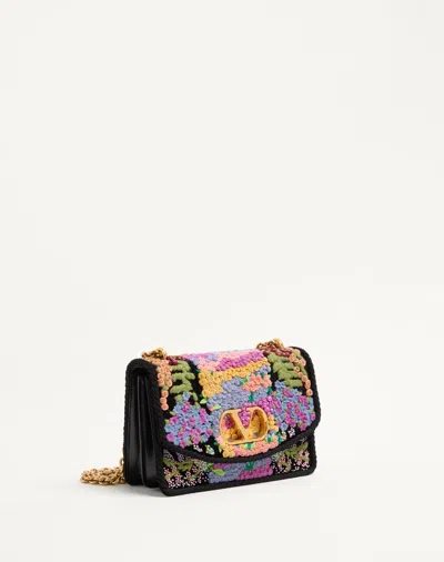 Valentino Garavani Vain Embroidered Shoulder Bag Woman Multicolour Uni
