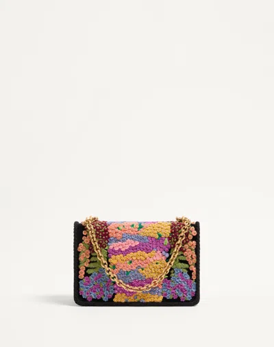 Valentino Garavani Vain Embroidered Shoulder Bag Woman Multicolour Uni