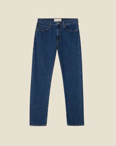 Jeanerica Casual Straight Leg Jeans In Vintage 95 In Blue