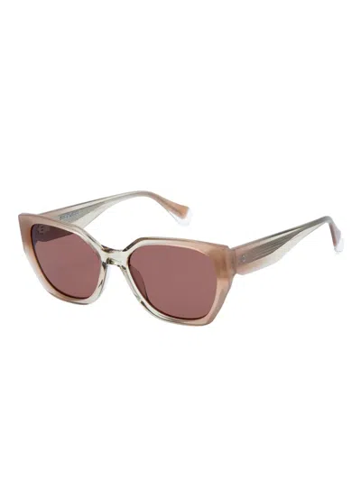 Gigi Studios Round-frame Sunglasses In Neutral
