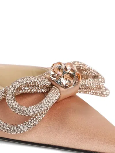 Mach&mach Satin-finish Pumps With Strass Embellishments In Pink