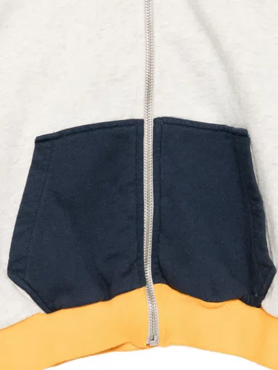 拼色拉链飞行员夹克