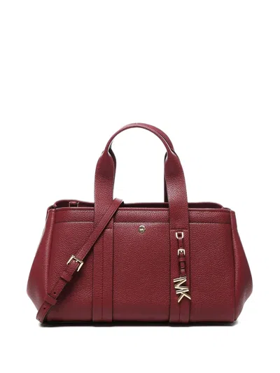 Michael Michael Kors Small Romee Leather Top-handle Tote Bag In Red
