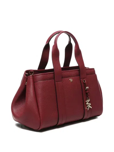 Michael Michael Kors Small Romee Leather Top-handle Tote Bag In Red