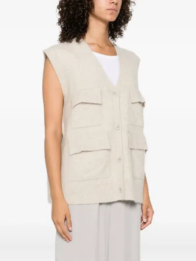 P.a.r.o.s.h P. A.r. O.s. H. Maxi Pocket Vest In White