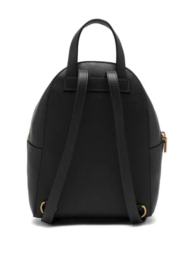 Coccinelle Minimalist Zip-closure Backpack With External Pocket In Pink