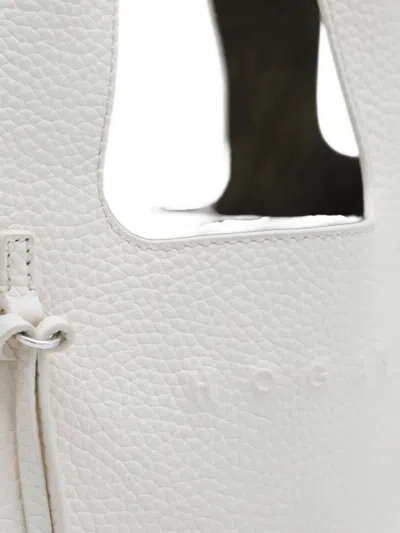 双顶置手柄皮质手提包