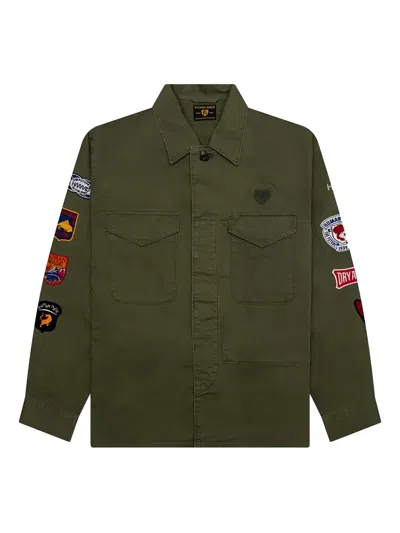 贴袋衬衫式夹克