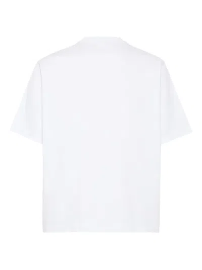 Dsquared2 Raised-logo Cotton T-shirt In White