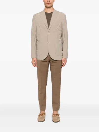 贴袋搭扣西装夹克