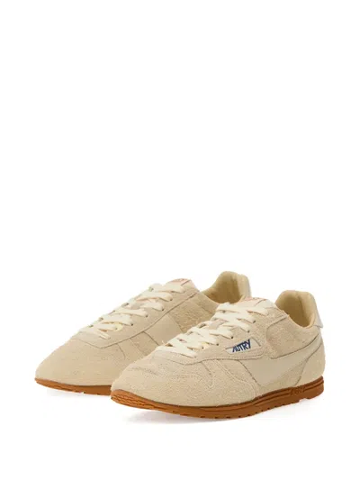 Autry Sneakers Windspin In Suede In Neutral