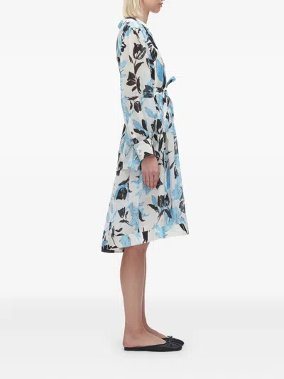 3.1 Phillip Lim Floral-print Belted Dress In Multi