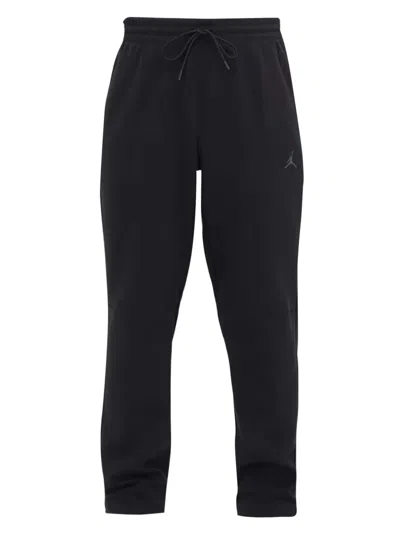 Nike Jordan Dri-fit Drawstring-cuffed Trousers In Black