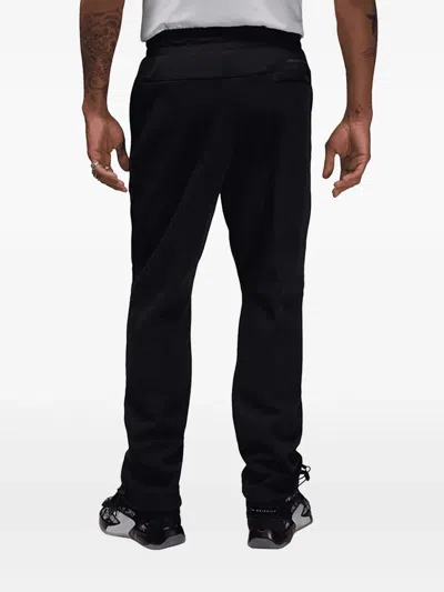 Nike Jordan Dri-fit Drawstring-cuffed Trousers In Black
