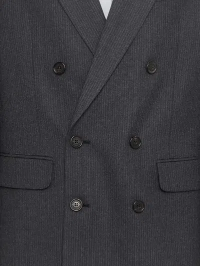 Dsquared2 Pinstriped Suit In Black