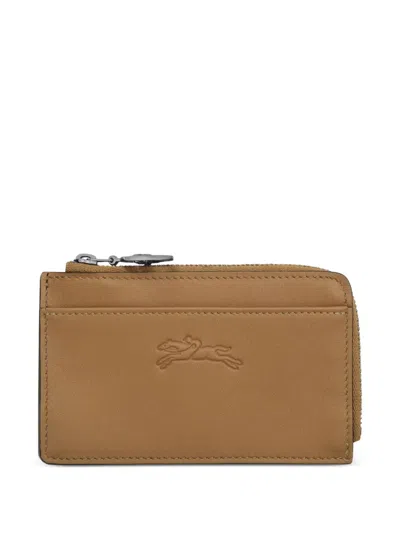 Longchamp Xtra Card Holder Accessories In Brown