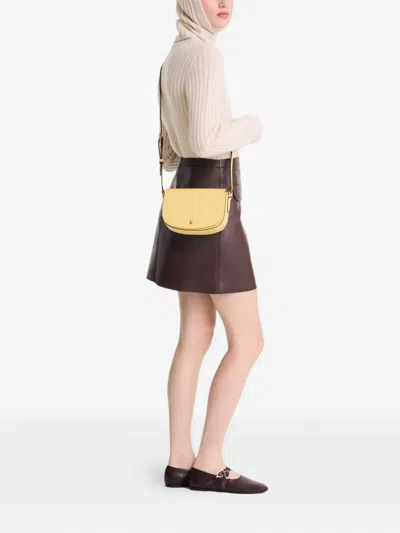 Longchamp Small Épure Cross Body Bag In Yellow