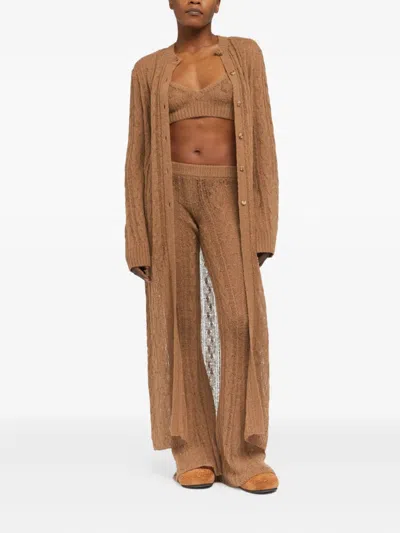 DESERT DRIFT 粗绞花针织上衣