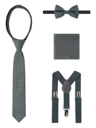 Suitlab Boys 7 Piece Suit Set In Gray